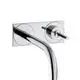 AXOR-HG-Waschtischmischer-UP-Axor-Uno-chrom-mit-Auslauf-220mm-und-Platte-38115000 gallery number 1